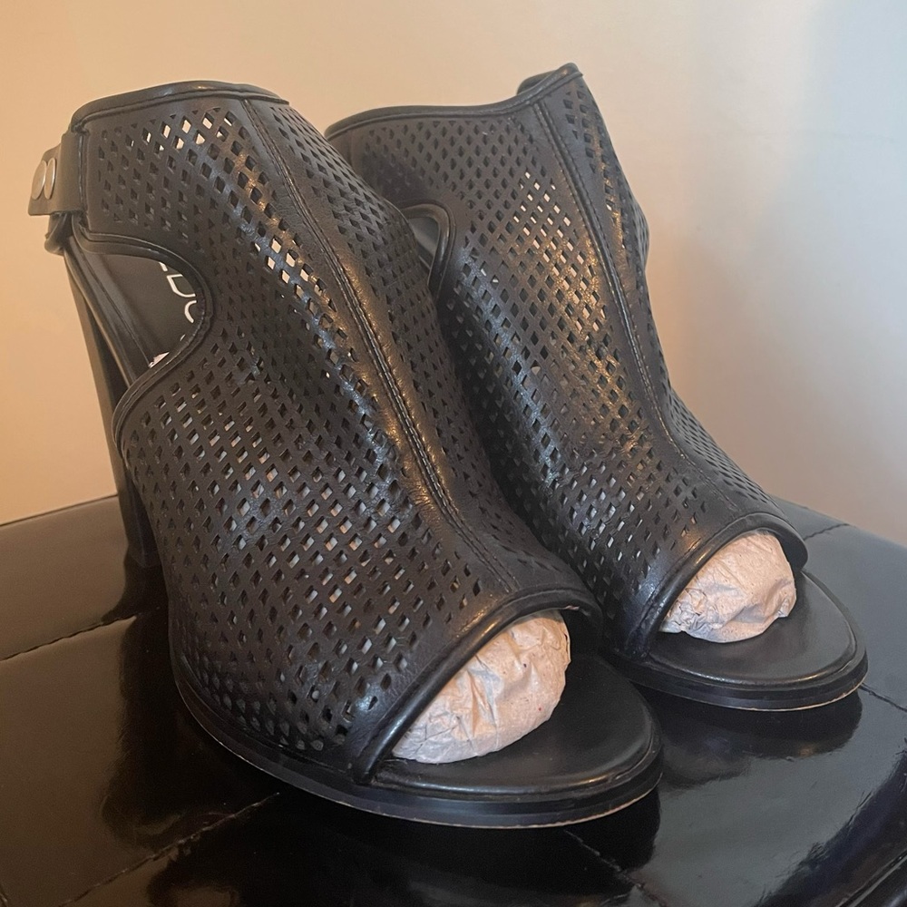 Aldo Peep-toe Strapped Boots